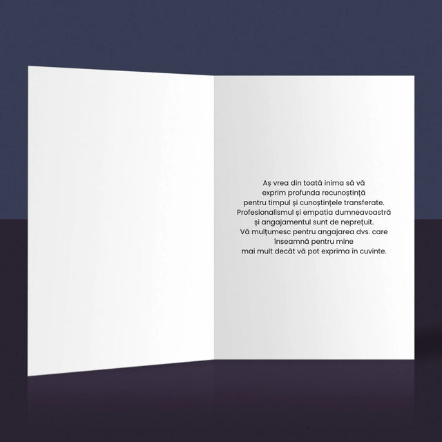 Fotografie Si Semnătură: Făcut Pentru A Preda - Card Cu Felicitări