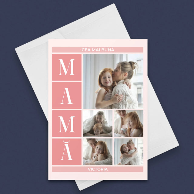 Colaj De Fotografii: Cea Mai Bună Mamă Colaj - Card Cu Felicitări