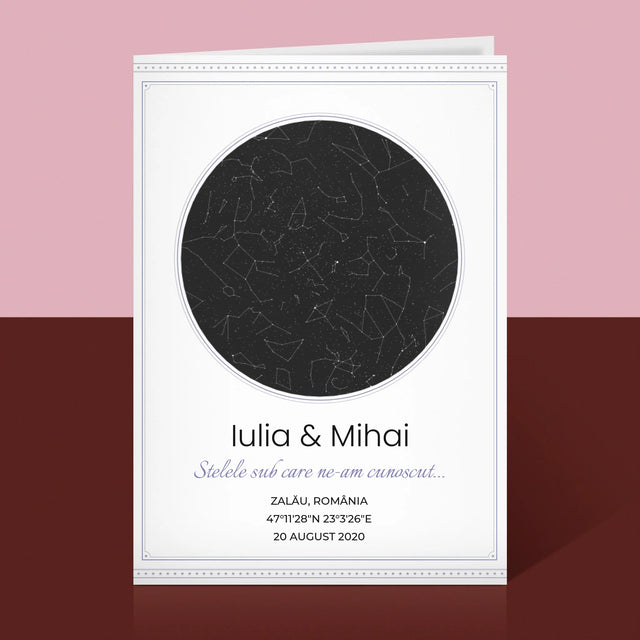 Harta Stelelor: Harta Stelelor: Sub Stele - Card Cu Felicitări