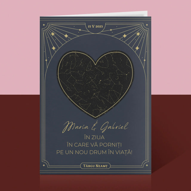 Harta Stelelor: Harta Stelelor: Drumul Vostru Comun - Card Cu Felicitări