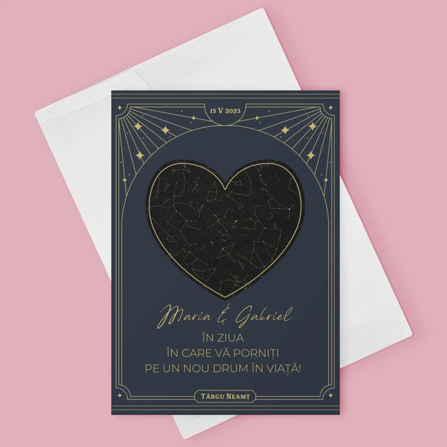 Harta Stelelor: Harta Stelelor: Drumul Vostru Comun - Card Cu Felicitări