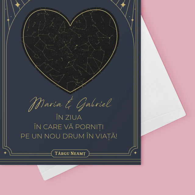 Harta Stelelor: Harta Stelelor: Drumul Vostru Comun - Card Cu Felicitări