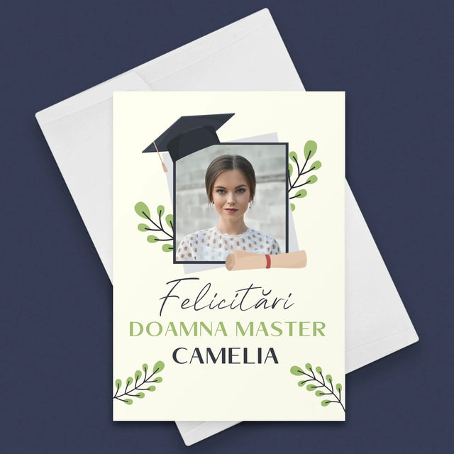 Fotografie Si Semnătură: Felicitari Maestre - Card Cu Felicitări