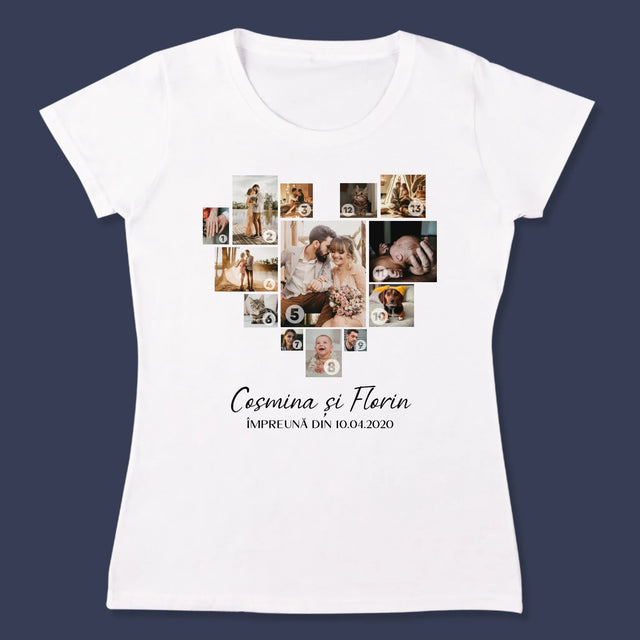 Colaj De Fotografii: Dragă Bunicul - Tricou Pentru Femei