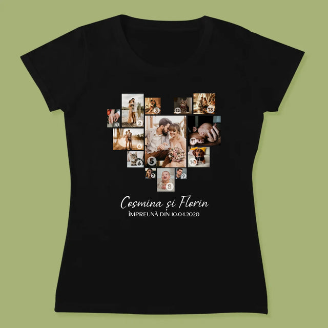 Colaj De Fotografii: Dragă Bunicul - Tricou Pentru Femei