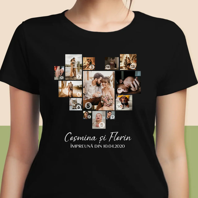 Colaj De Fotografii: Dragă Bunicul - Tricou Pentru Femei