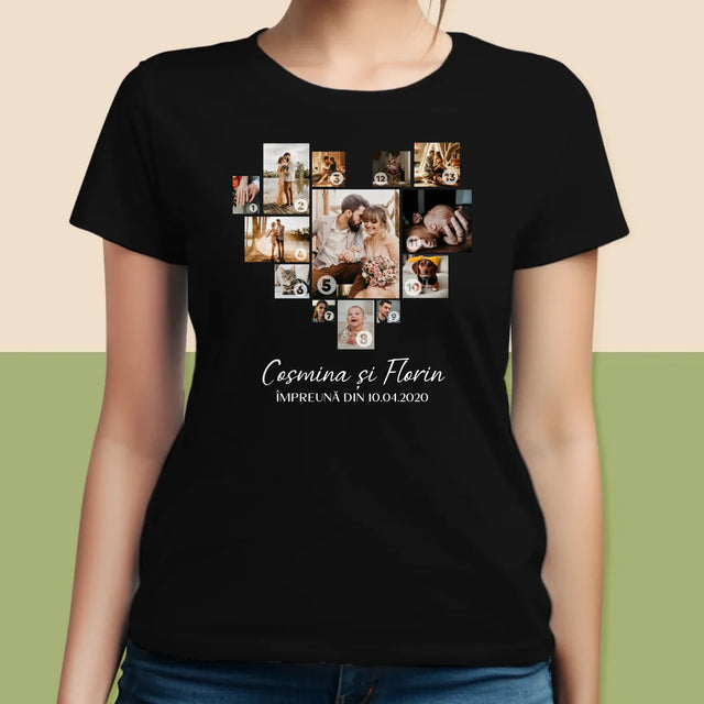 Colaj De Fotografii: Dragă Bunicul - Tricou Pentru Femei