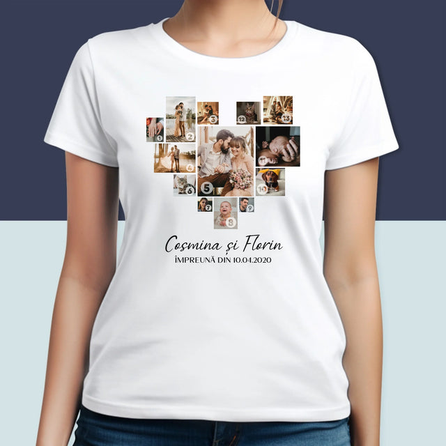 Colaj De Fotografii: Dragă Bunicul - Tricou Pentru Femei