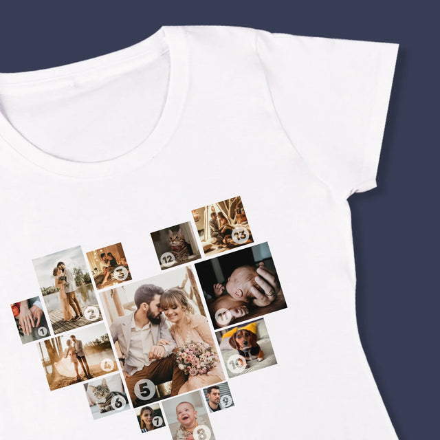 Colaj De Fotografii: Dragă Bunicul - Tricou Pentru Femei