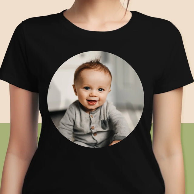 Fotografie Si Semnătură: Fotografie În Cerc - Tricou Pentru Femei