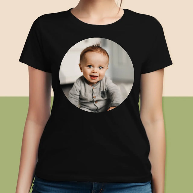 Fotografie Si Semnătură: Fotografie În Cerc - Tricou Pentru Femei