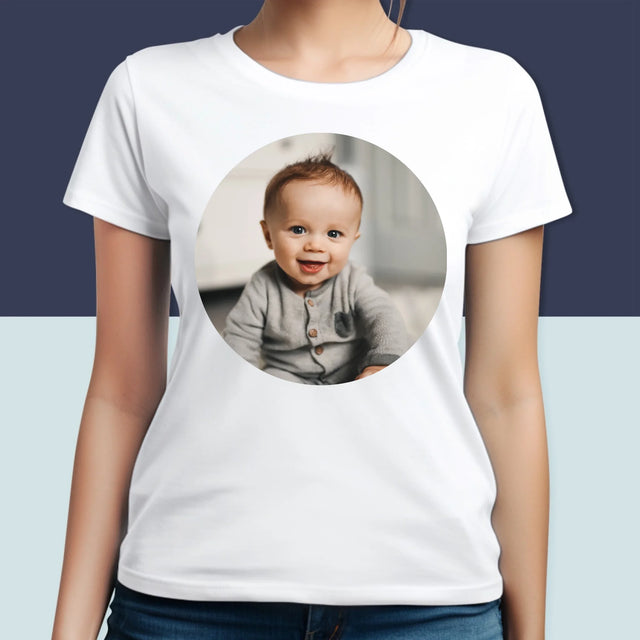 Fotografie Si Semnătură: Fotografie În Cerc - Tricou Pentru Femei
