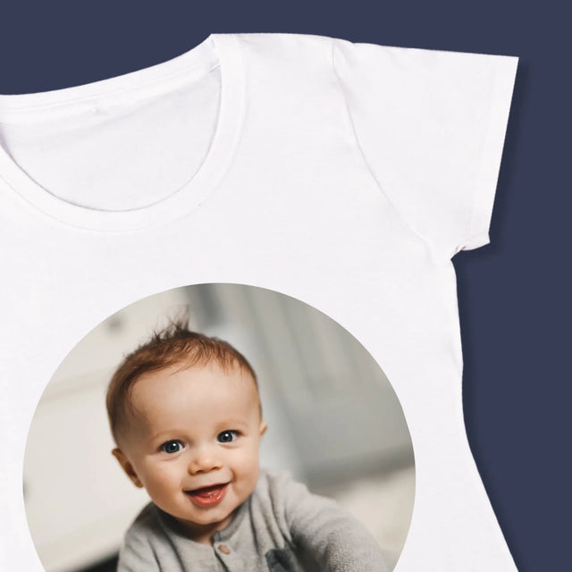 Fotografie Si Semnătură: Fotografie În Cerc - Tricou Pentru Femei