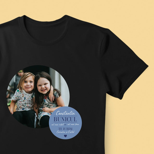 Colaj De Fotografii: Dragă Bunicul - Tricou Pentru Bărbați