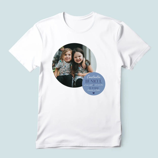 Colaj De Fotografii: Dragă Bunicul - Tricou Pentru Bărbați