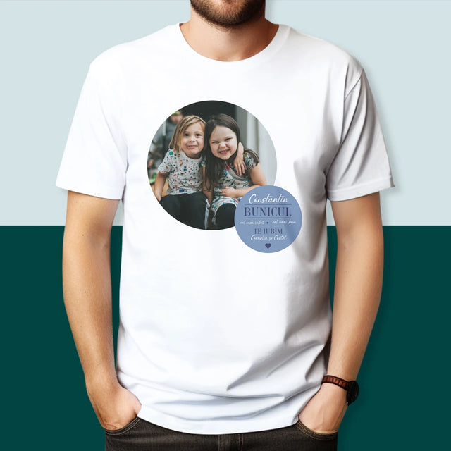 Colaj De Fotografii: Dragă Bunicul - Tricou Pentru Bărbați