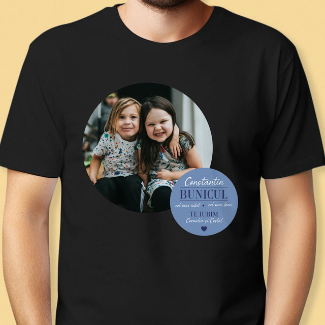Colaj De Fotografii: Dragă Bunicul - Tricou Pentru Bărbați