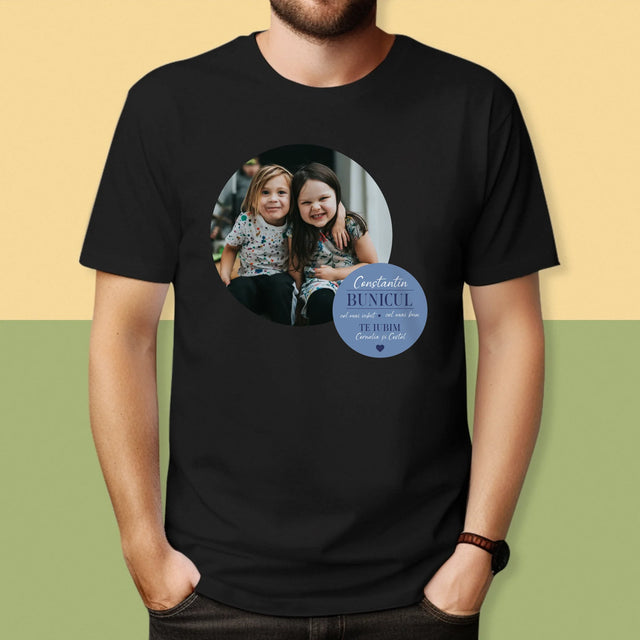 Colaj De Fotografii: Dragă Bunicul - Tricou Pentru Bărbați