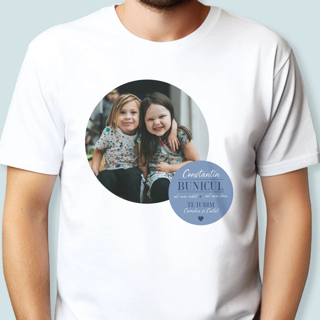 Colaj De Fotografii: Dragă Bunicul - Tricou Pentru Bărbați