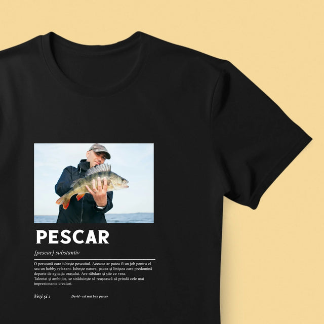 Fotografie Si Semnătură: Definiția Pescarului - Tricou Pentru Bărbați