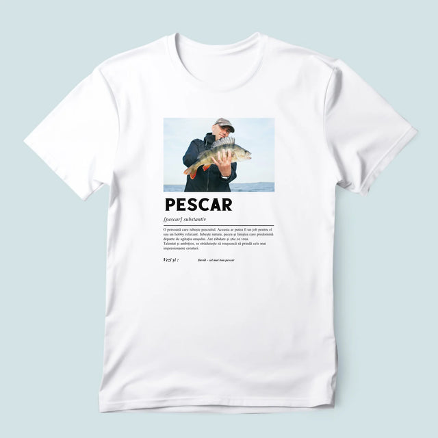 Fotografie Si Semnătură: Definiția Pescarului - Tricou Pentru Bărbați
