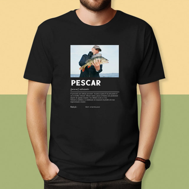Fotografie Si Semnătură: Definiția Pescarului - Tricou Pentru Bărbați