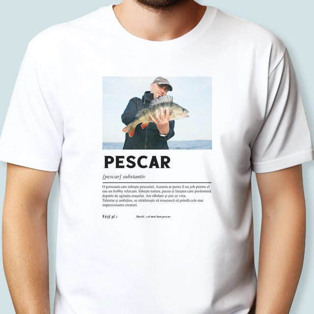 Fotografie Si Semnătură: Definiția Pescarului - Tricou Pentru Bărbați