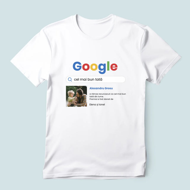 Fotografie Si Semnătură: Dragă Bunicul - Tricou Pentru Bărbați