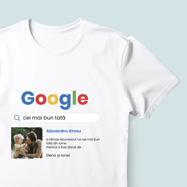 Fotografie Si Semnătură: Dragă Bunicul - Tricou Pentru Bărbați