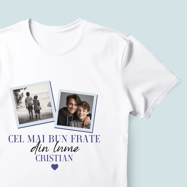 Colaj De Fotografii: Cel Mai Bun Frate Din Lume - Tricou Pentru Bărbați