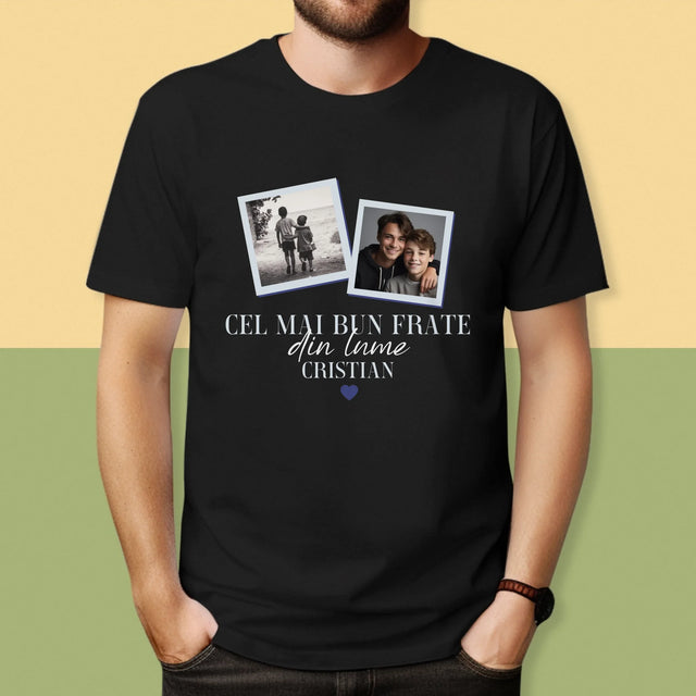 Colaj De Fotografii: Cel Mai Bun Frate Din Lume - Tricou Pentru Bărbați