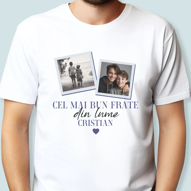 Colaj De Fotografii: Cel Mai Bun Frate Din Lume - Tricou Pentru Bărbați