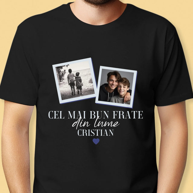Colaj De Fotografii: Cel Mai Bun Frate Din Lume - Tricou Pentru Bărbați