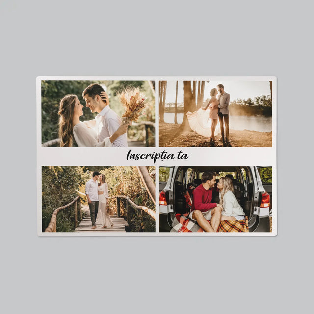 Colaj De Fotografii: 4 Fotografii Cu Inscripție - Mapa De Birou