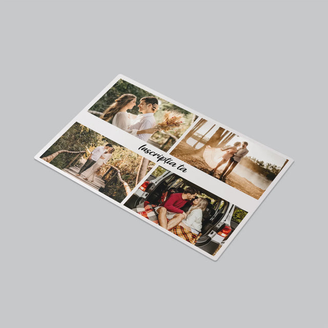 Colaj De Fotografii: 4 Fotografii Cu Inscripție - Mapa De Birou