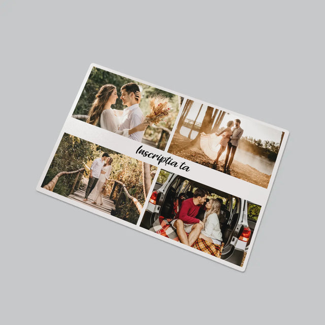 Colaj De Fotografii: 4 Fotografii Cu Inscripție - Mapa De Birou