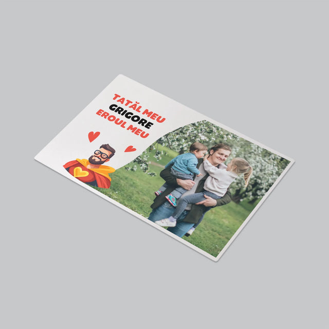 Fotografie Si Semnătură: Tată Eroul Meu - Mapa De Birou