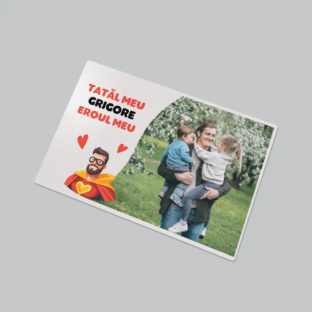 Fotografie Si Semnătură: Tată Eroul Meu - Mapa De Birou