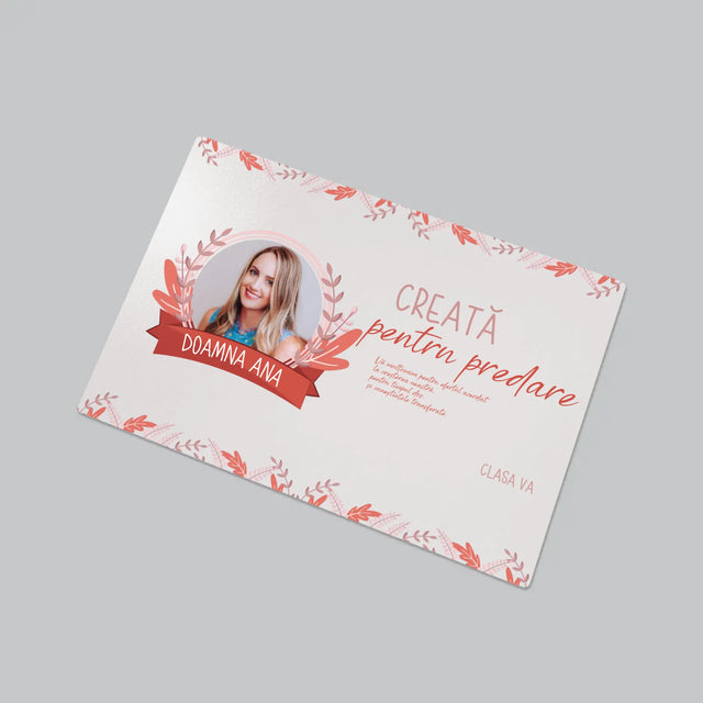 Fotografie Si Semnătură: Cerere De A Deveni Martor - Mapa De Birou