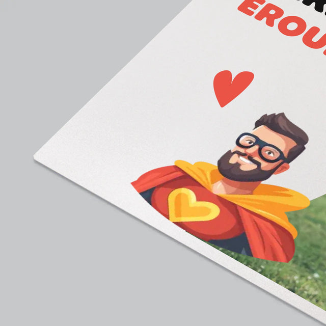 Fotografie Si Semnătură: Tată Eroul Meu - Mapa De Birou