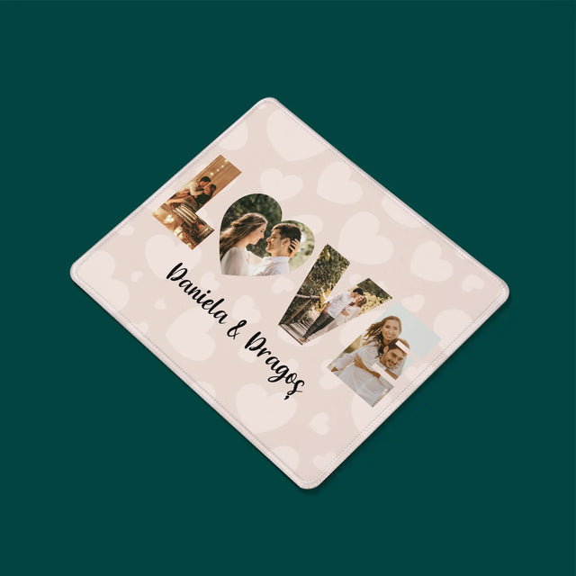 Cuvânt Din Fotografii: Love Din Fotografiile Tale - Mouse Pad