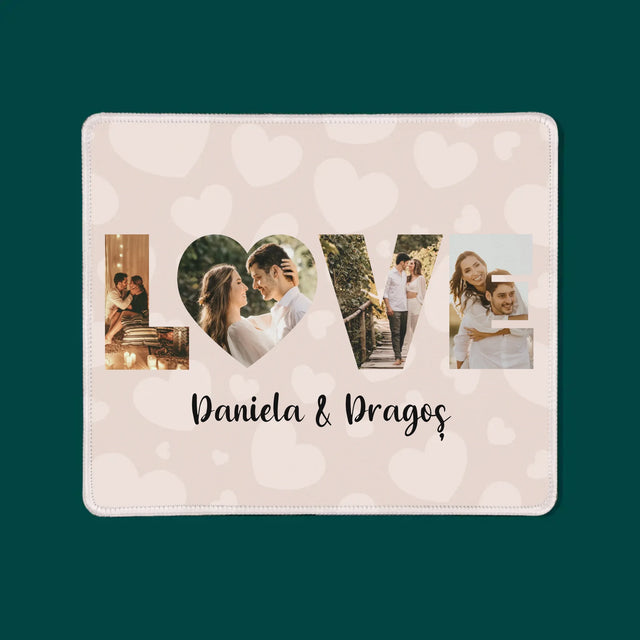 Cuvânt Din Fotografii: Love Din Fotografiile Tale - Mouse Pad