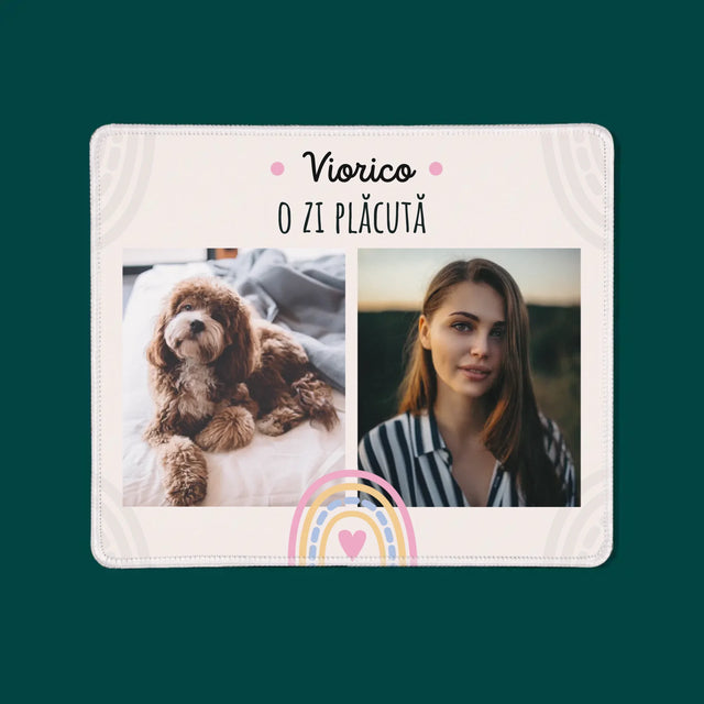 Colaj foto: Să aveți o zi frumoasă - Mouse Pad | RO