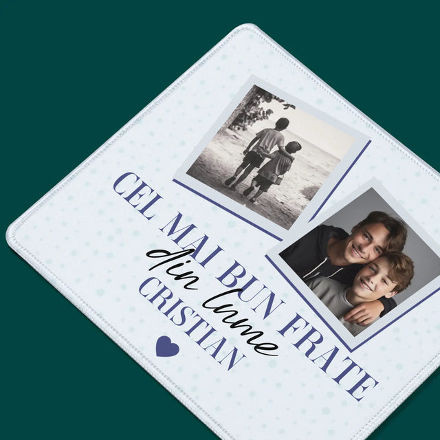 Colaj De Fotografii: Cel Mai Bun Frate Din Lume - Mouse Pad