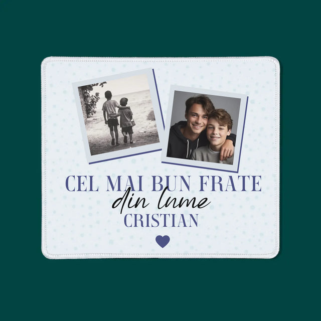 Colaj De Fotografii: Cel Mai Bun Frate Din Lume - Mouse Pad