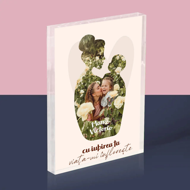 Formă Din Fotografii: Iubirea Ta - Bloc Acrilic