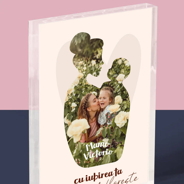 Formă Din Fotografii: Iubirea Ta - Bloc Acrilic