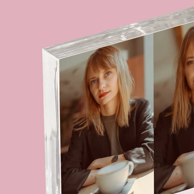 Colaj De Fotografii: Au Trecut 40 De Ani - Bloc Acrilic