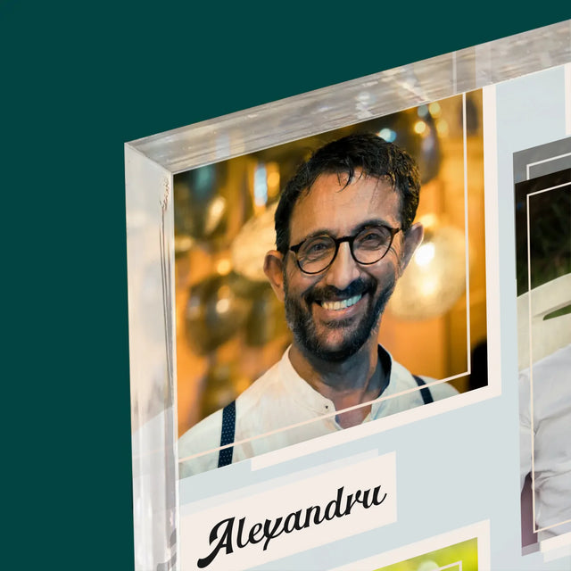 Colaj De Fotografii: Viața Începe După 50 - Bloc Acrilic