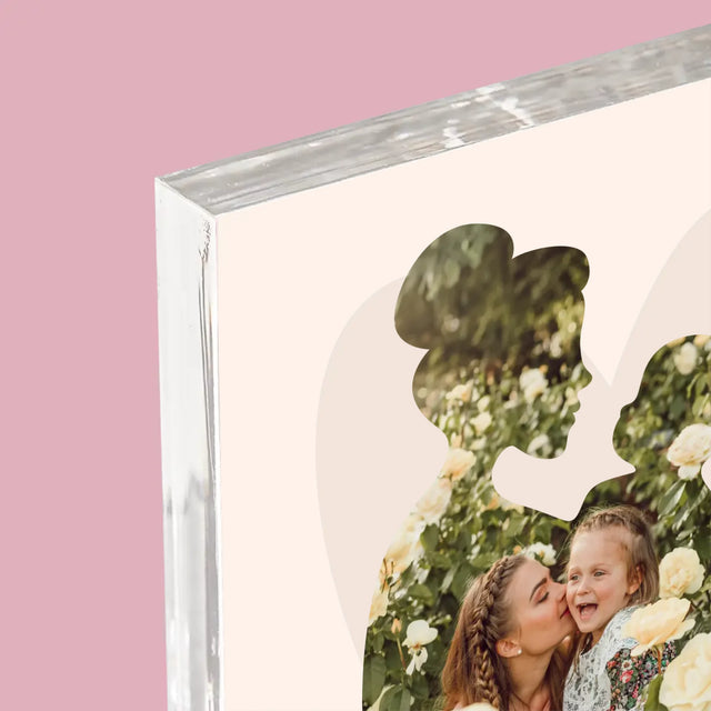 Formă Din Fotografii: Iubirea Ta - Bloc Acrilic